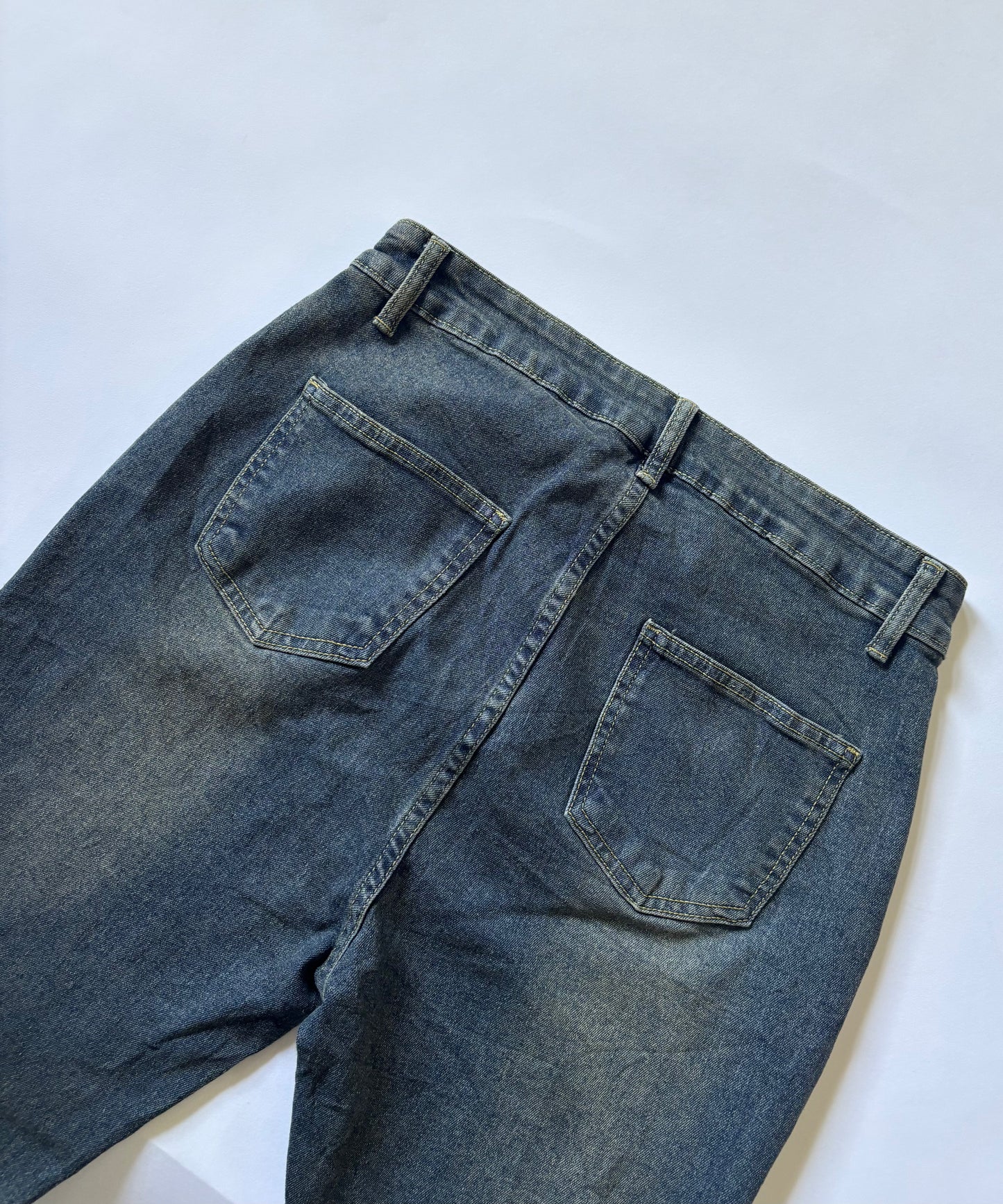 Frayed Hem Flare Women's Jeans