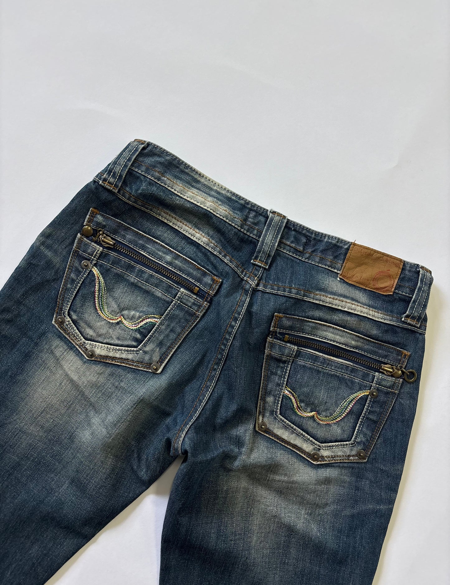 Vintage Medium Wash Flare Jeans