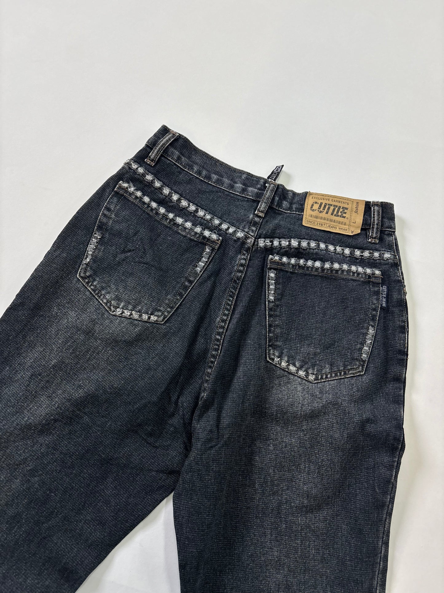 Vintage Wash Flared Women's Jeans