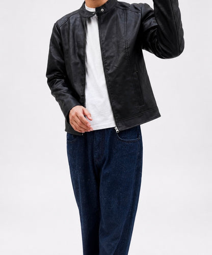 Classic Black Leather Jacket