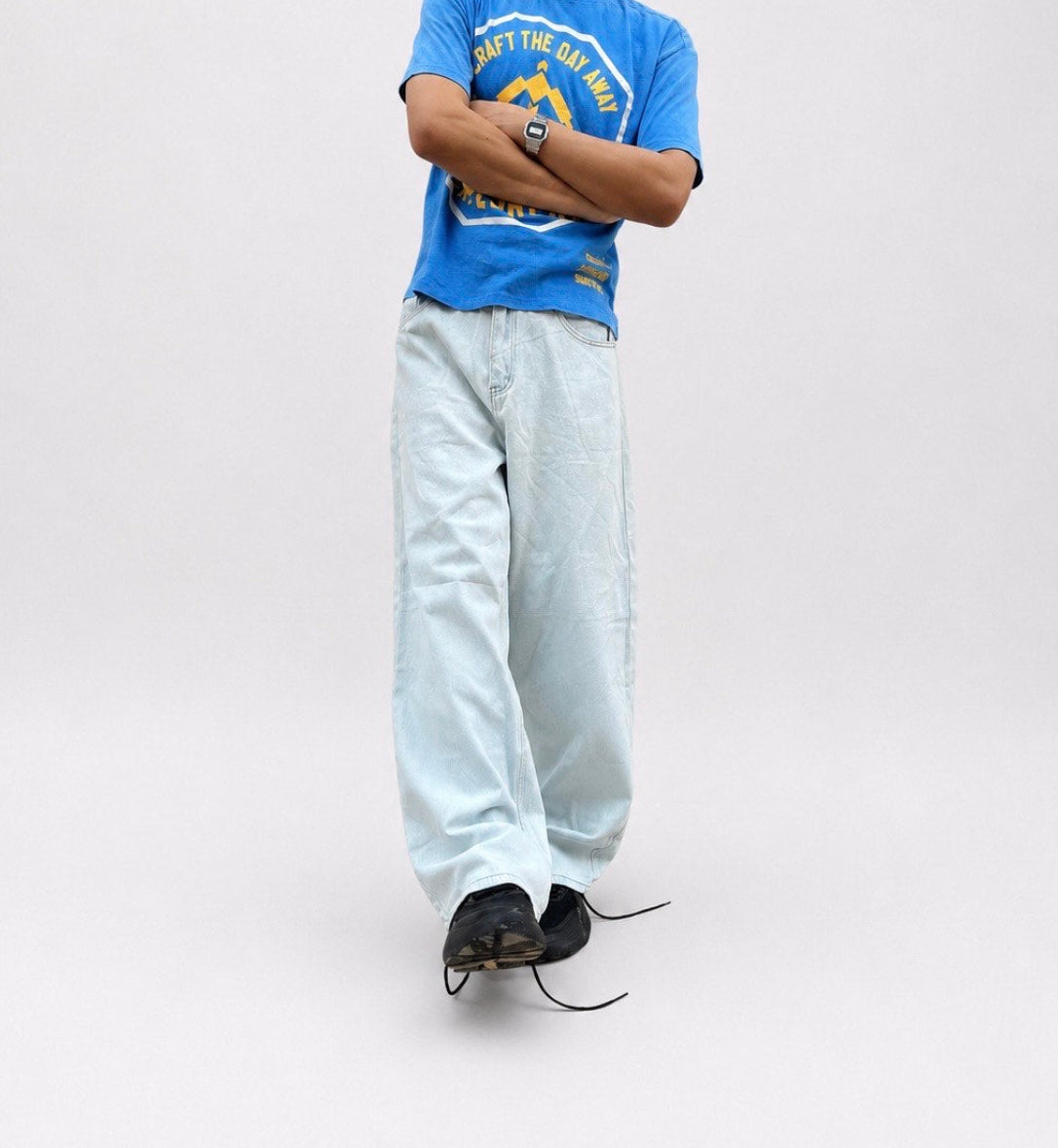 Glacier Wash Baggy Denim