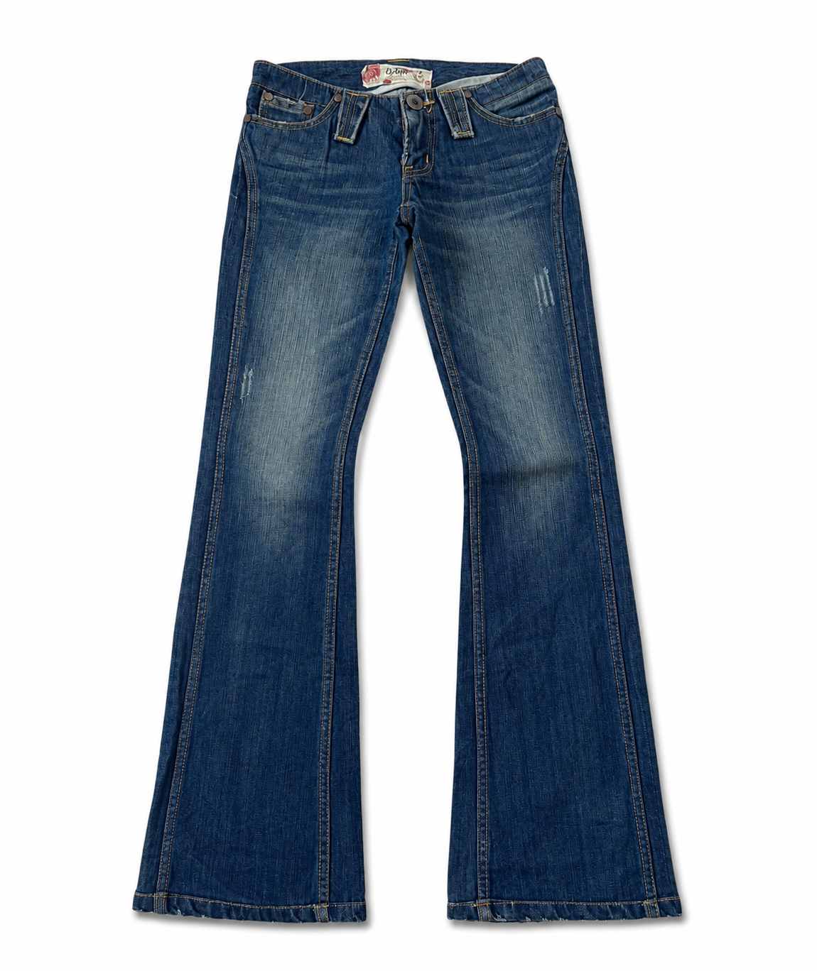 Vintage Wash Bootcut Jeans