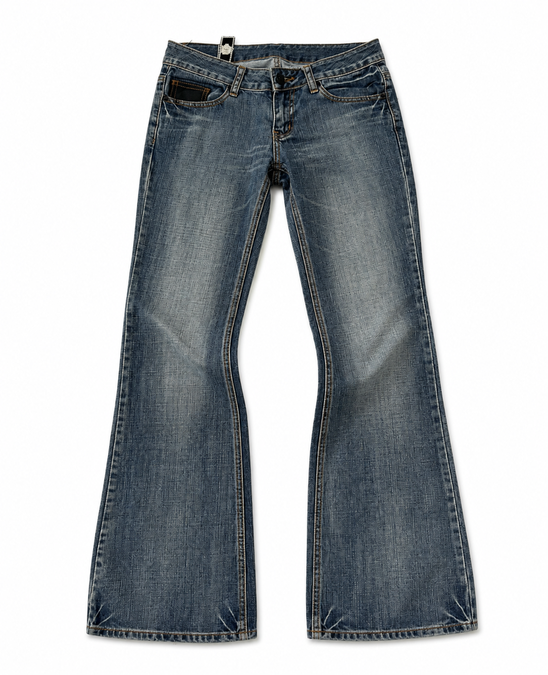 Light Wash Distressed Bootcut Jeans