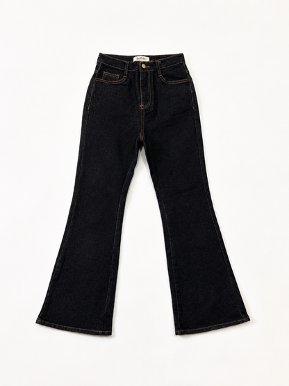 Dark Wash Flared Women's Jeans