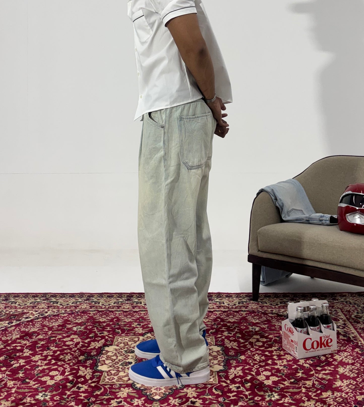 Men's Dust Fade Relaxed Denim