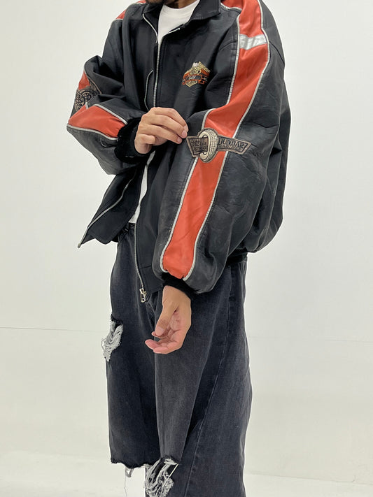 Vintage Thrifted HD Leather Jacket