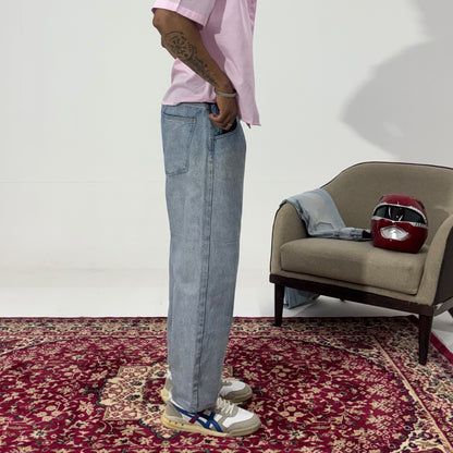 Men's Frost Wash Relaxed Denim