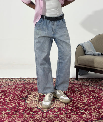 Men's Frost Wash Relaxed Denim