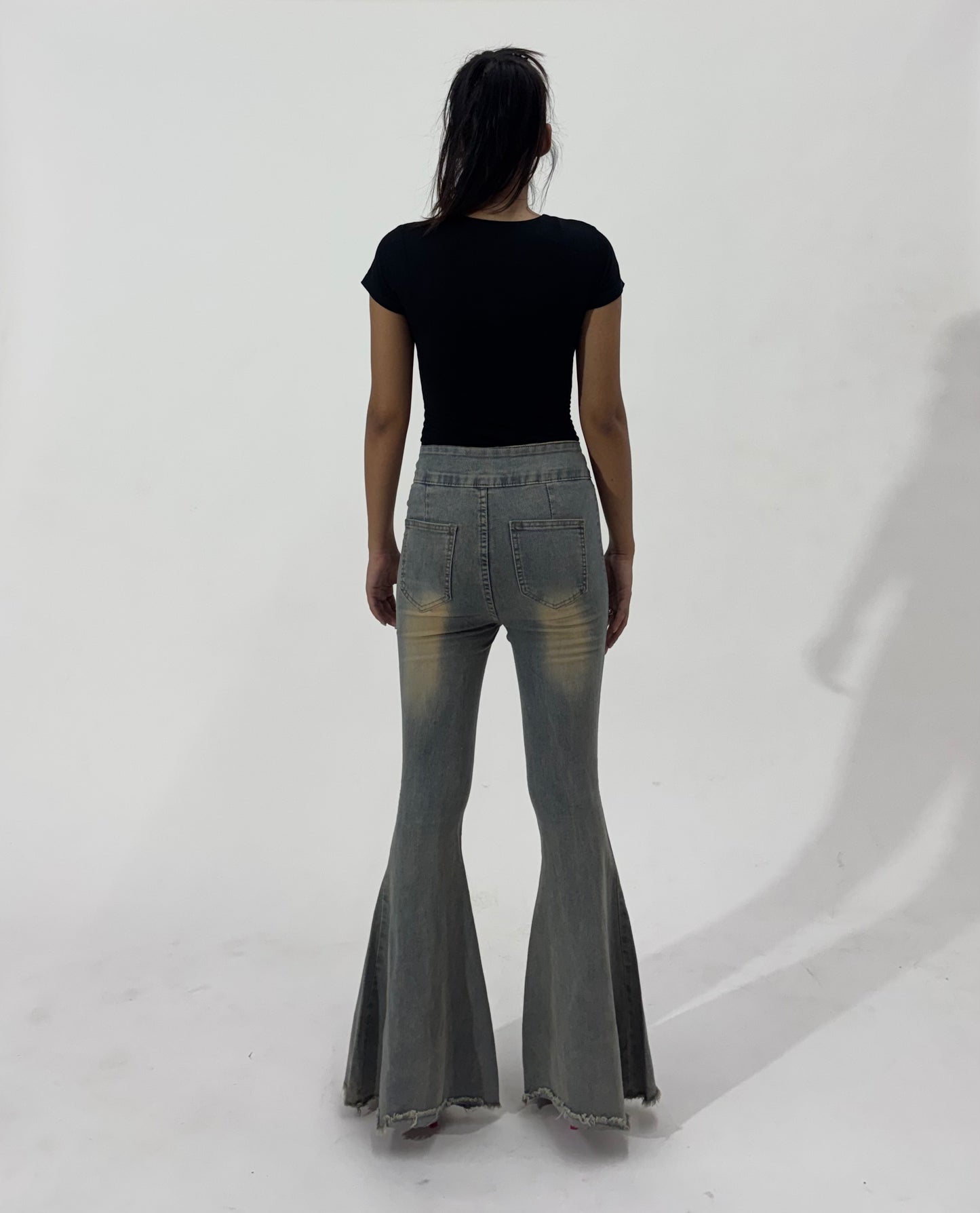 Light Wash Extreme Flare Women's Jeans