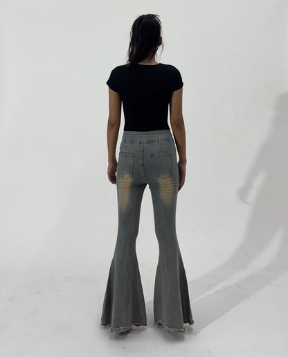 Light Wash Extreme Flare Women's Jeans