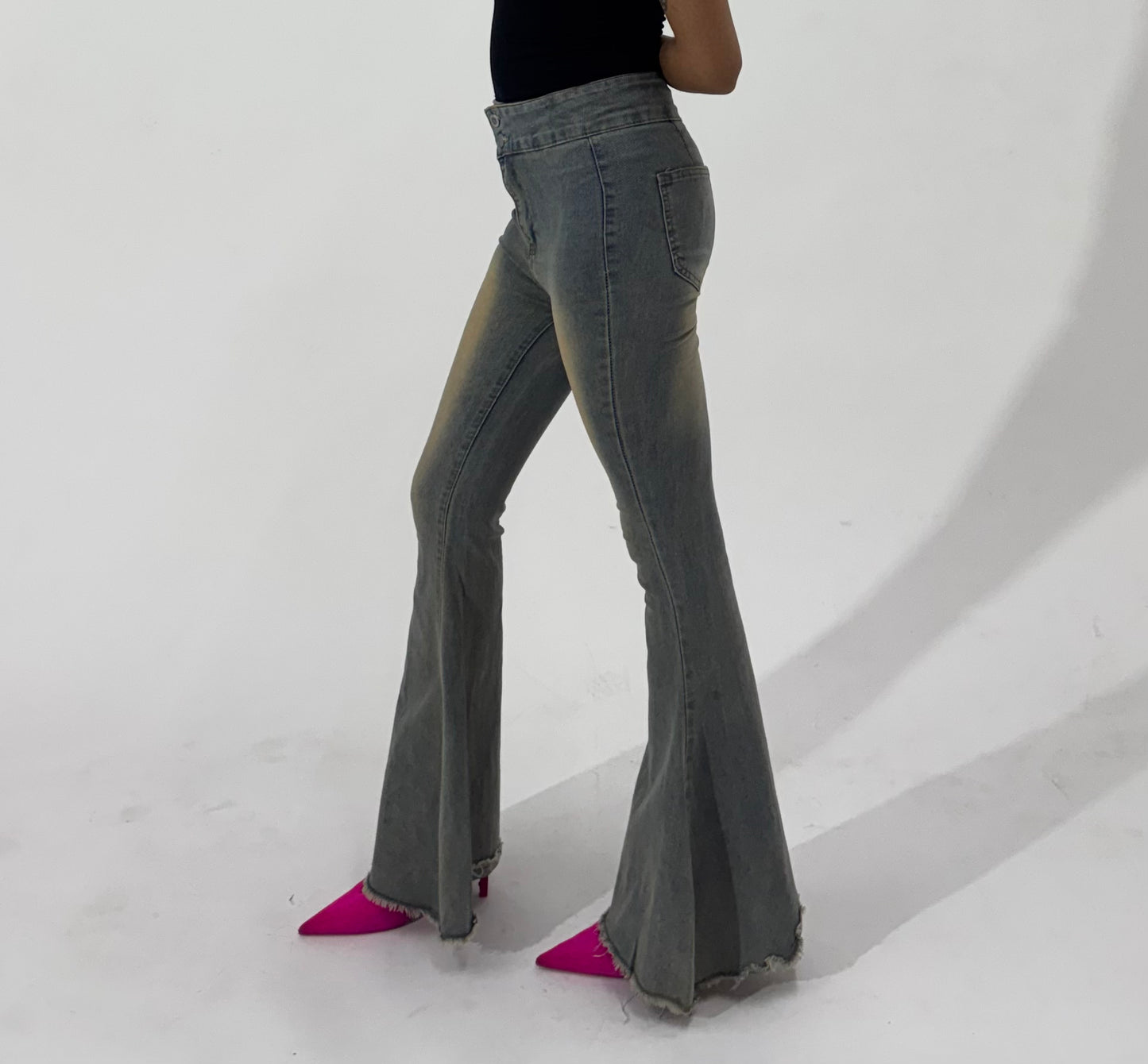 Light Wash Extreme Flare Women's Jeans
