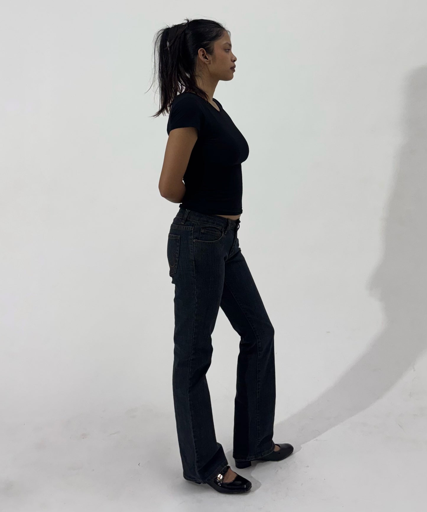 Dark Wash slight Bootcut Jeans