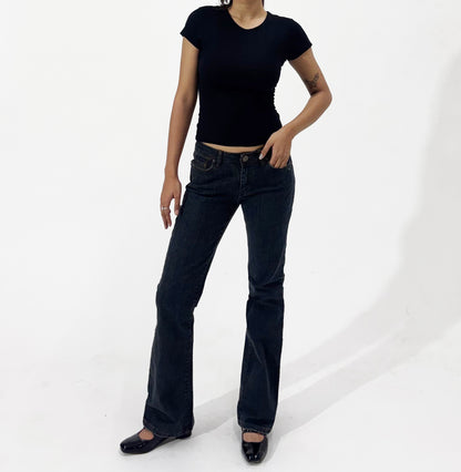 Dark Wash slight Bootcut Jeans