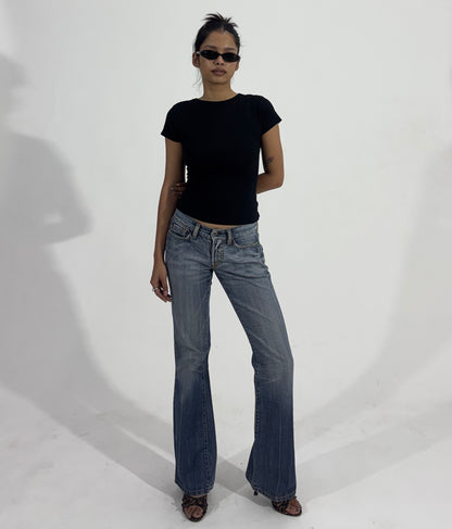 Light Wash Low Rise Bootcut Women's Jeans