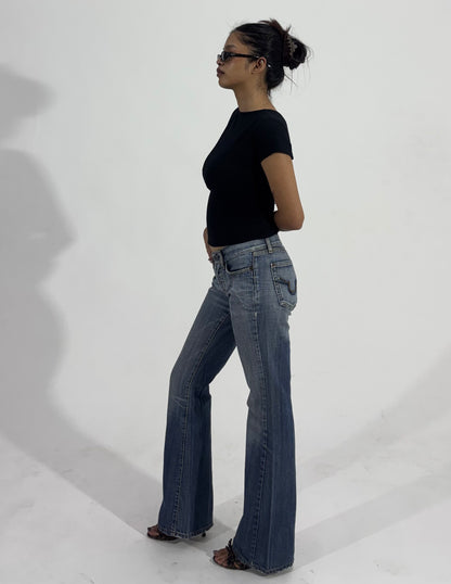 Light Wash Low Rise Bootcut Women's Jeans