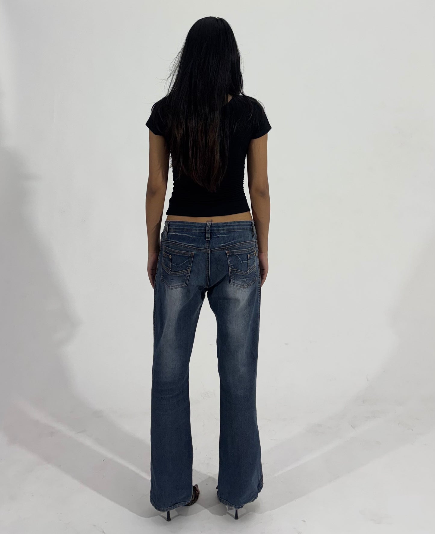Floral Embroidered Bootcut Women's Jeans