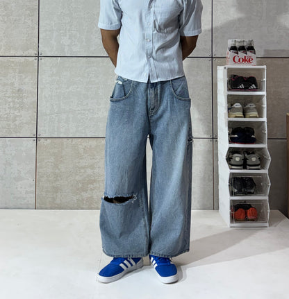 Men's Oversized Barrel Denim