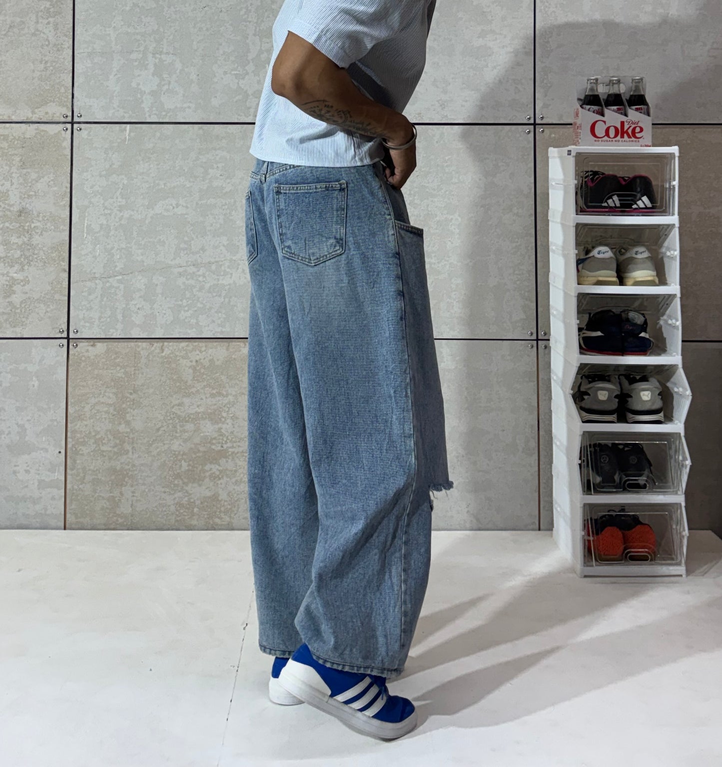 Men's Oversized Barrel Denim