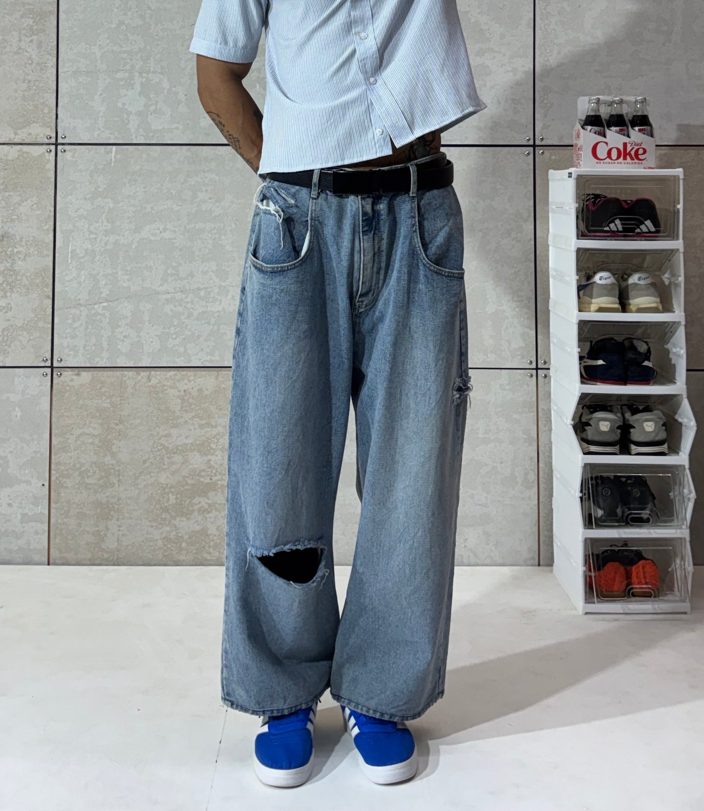 Men's Oversized Barrel Denim