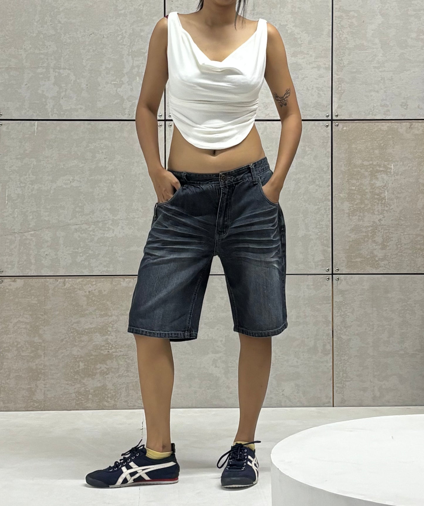 Vintage Washed Unisex Jort