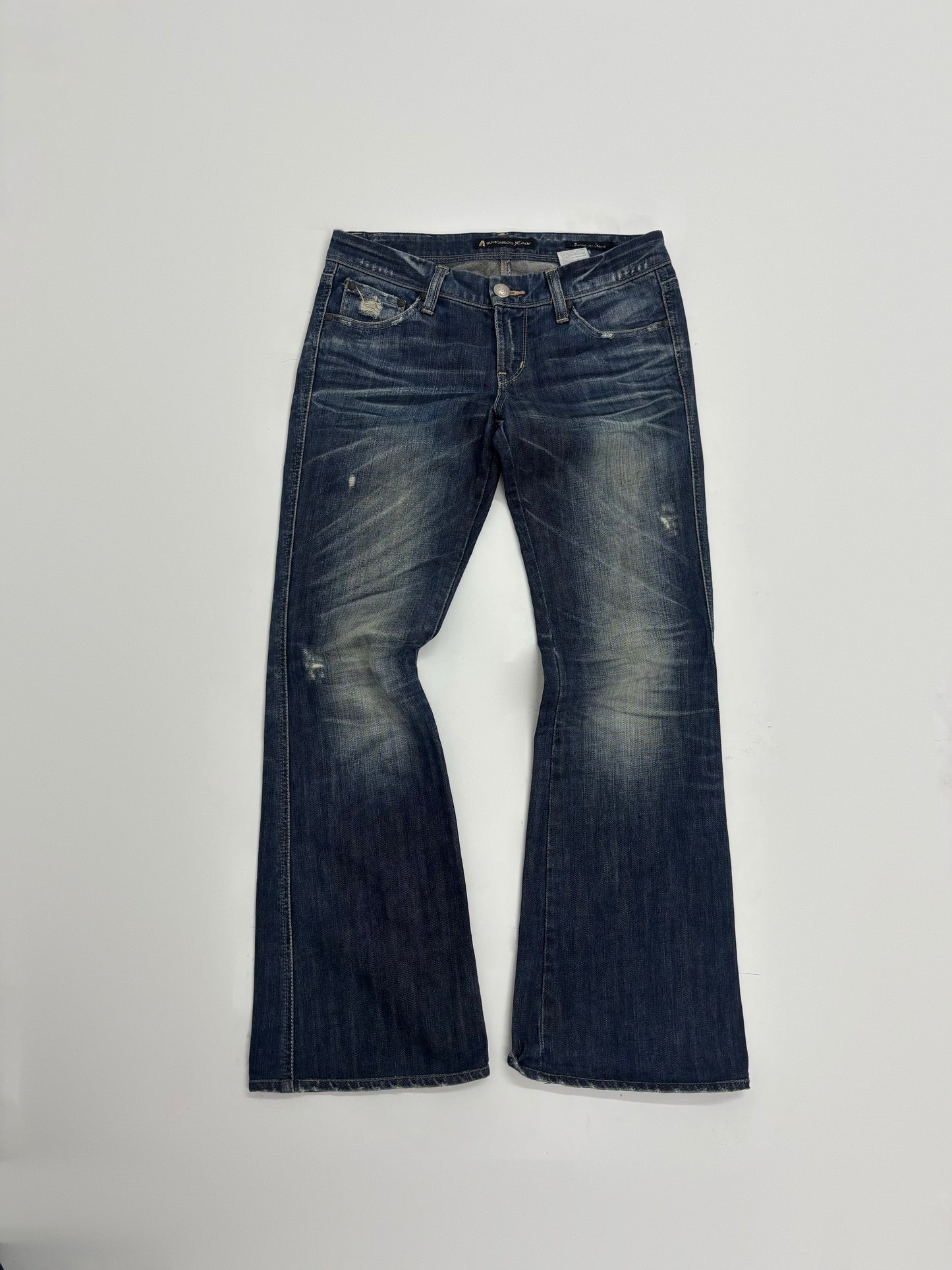 Slight Distressed Flare Women's Jeans