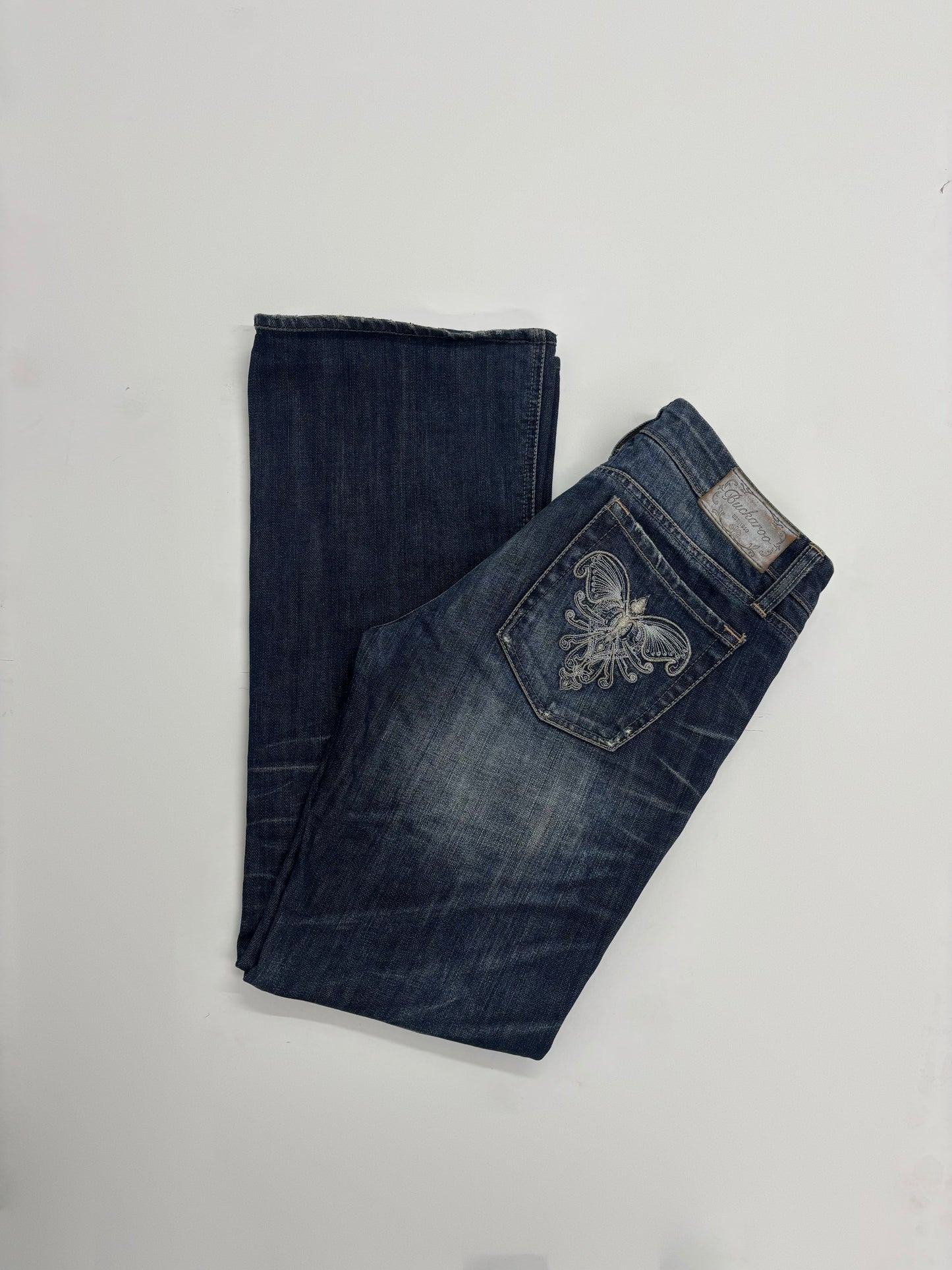 Slight Distressed Flare Women's Jeans