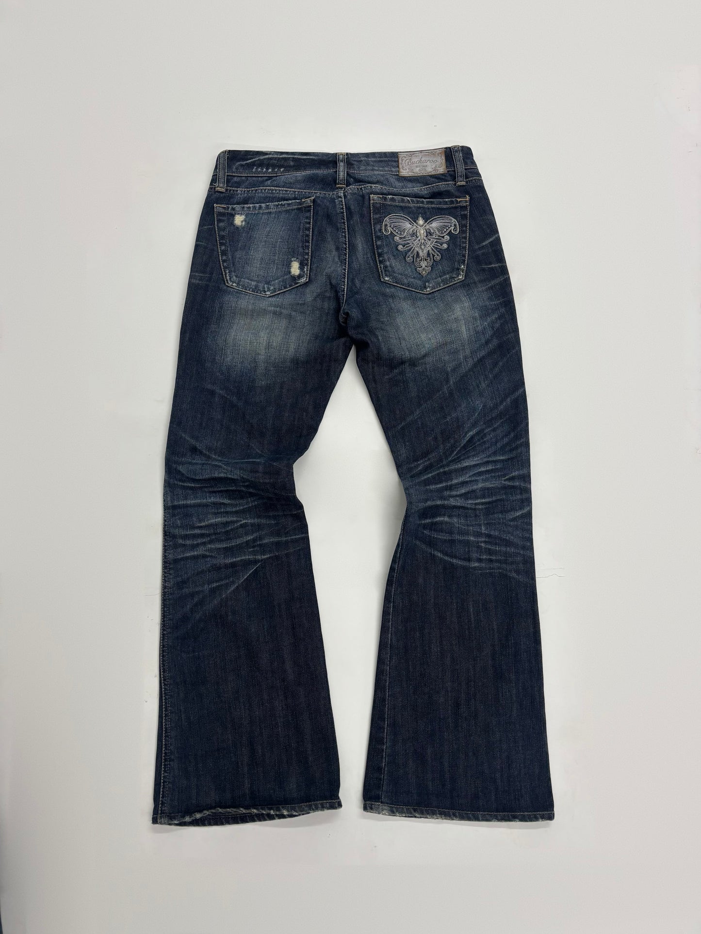 Slight Distressed Flare Women's Jeans