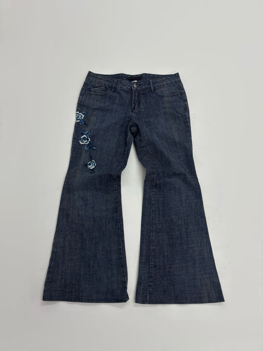 Embroidered Flare  Women's Jeans