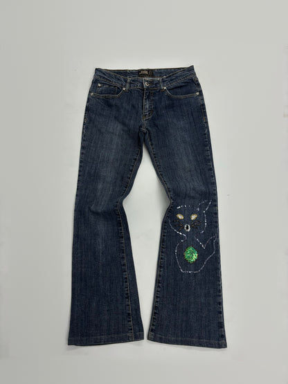 Dark-wash bootcut Women's jeans