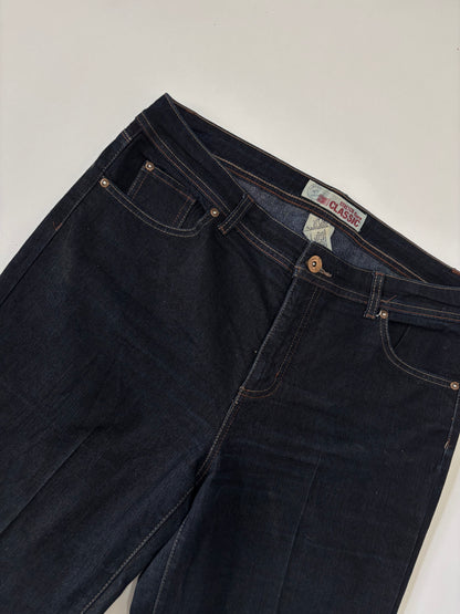 Dark Wash Stretch Flare Women's Jeans