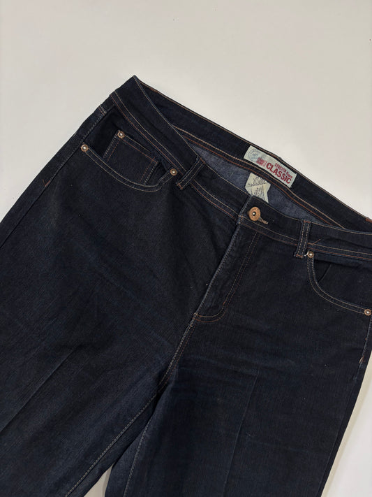 Dark Wash Stretch Flare Women's Jeans