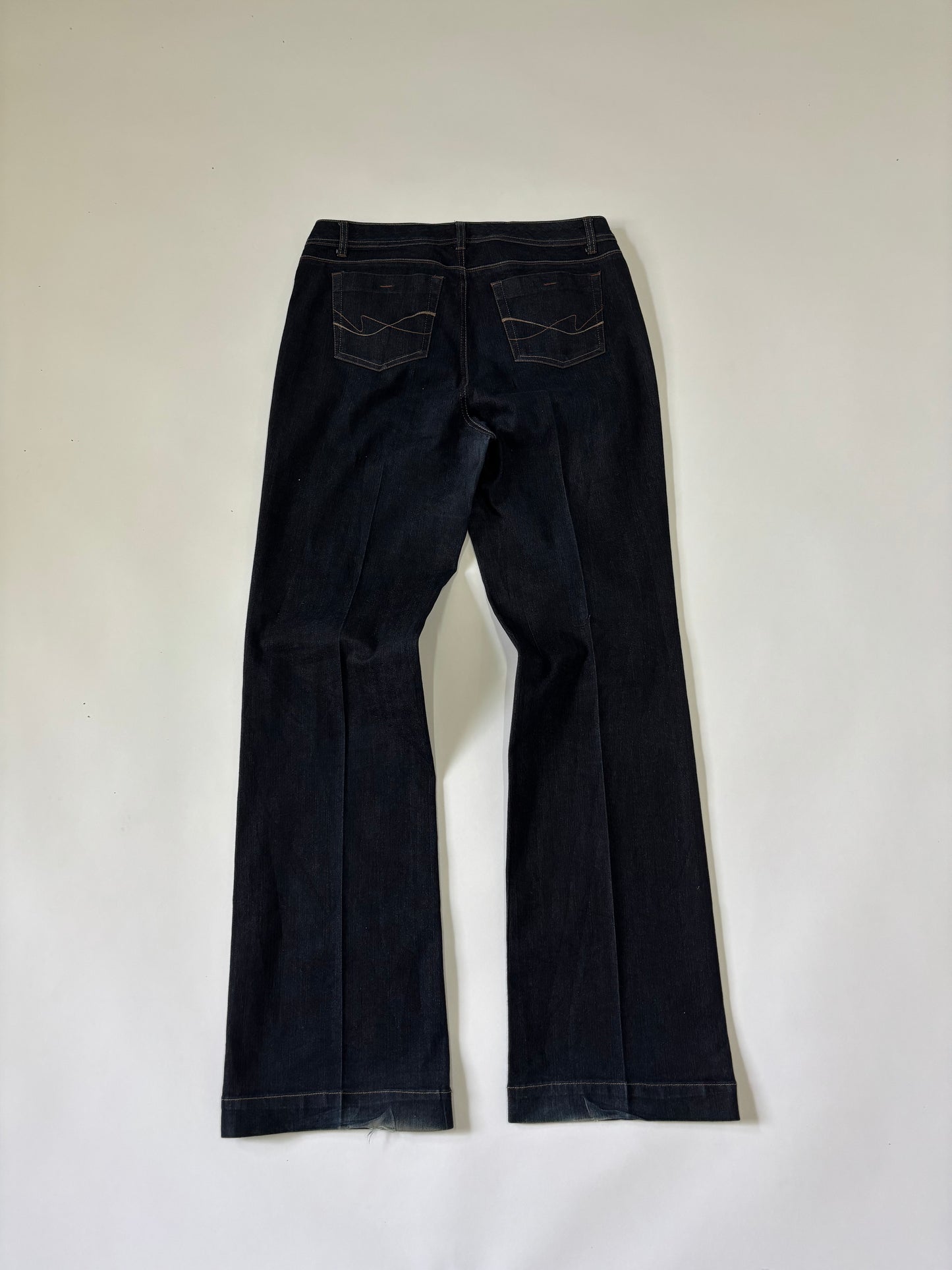 Dark Wash Stretch Flare Women's Jeans