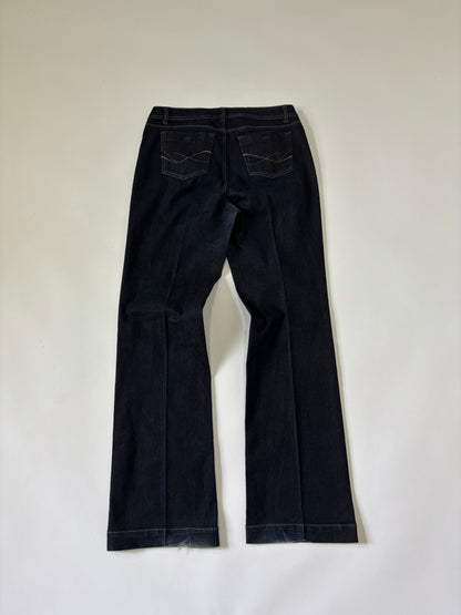 Dark Wash Stretch Flare Women's Jeans