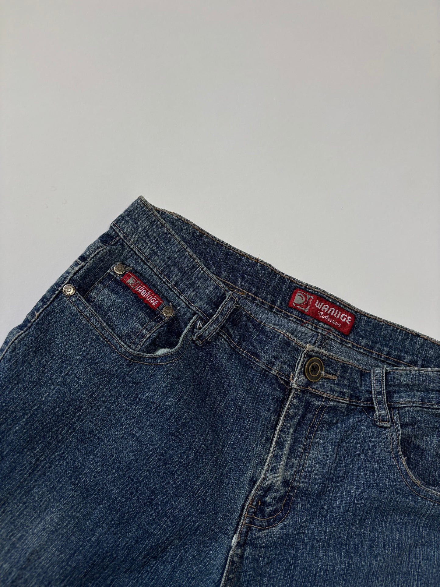 Butterfly Embroidered Flare Women's Jeans