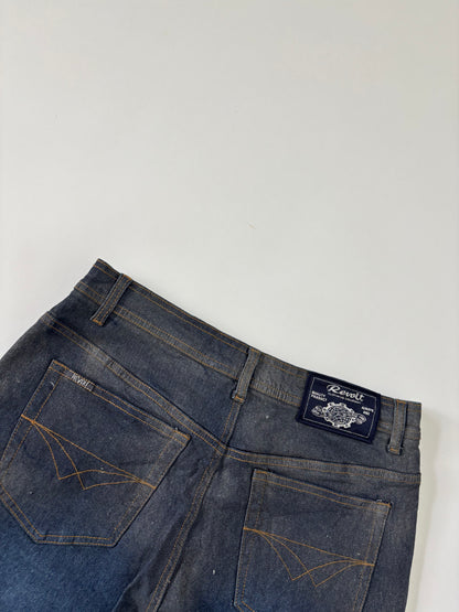 Dirt wash faded jeans