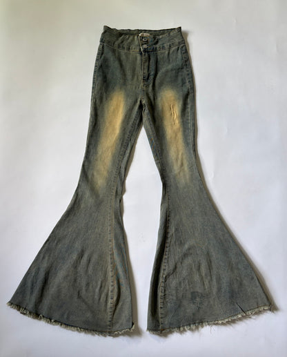 Light Wash Extreme Flare Women's Jeans