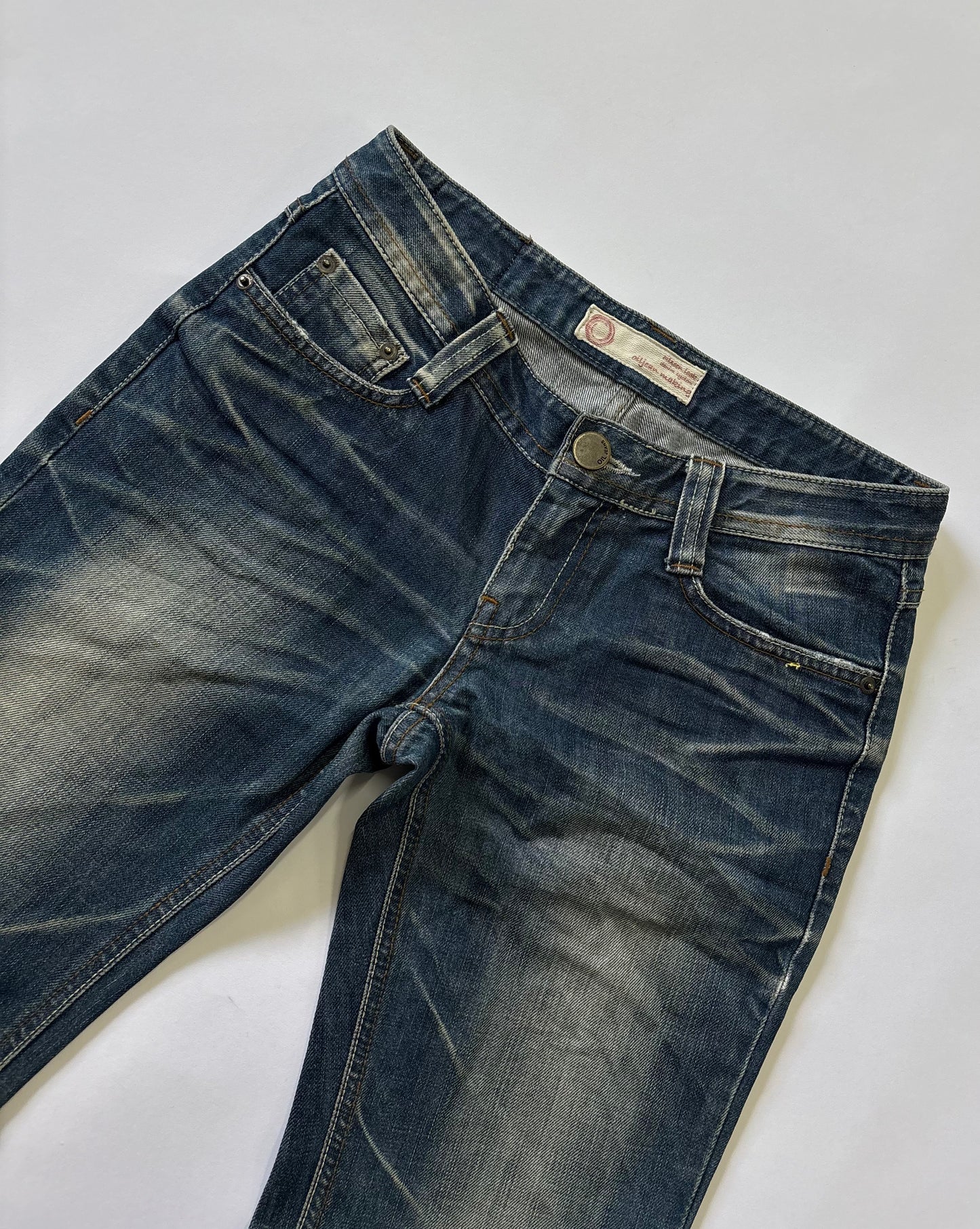 Vintage Medium Wash Flare Jeans