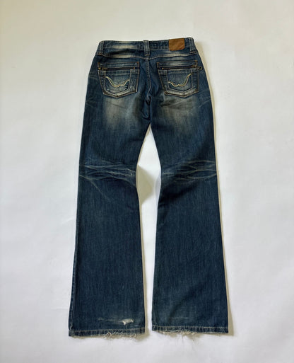 Vintage Medium Wash Flare Jeans