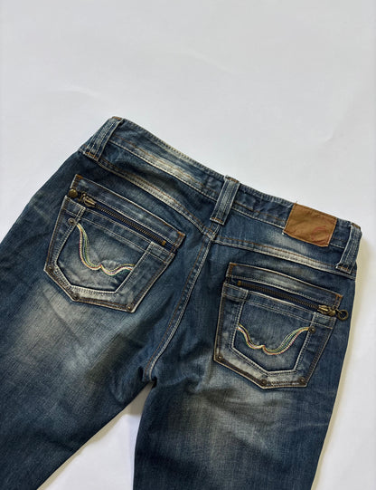 Vintage Medium Wash Flare Jeans