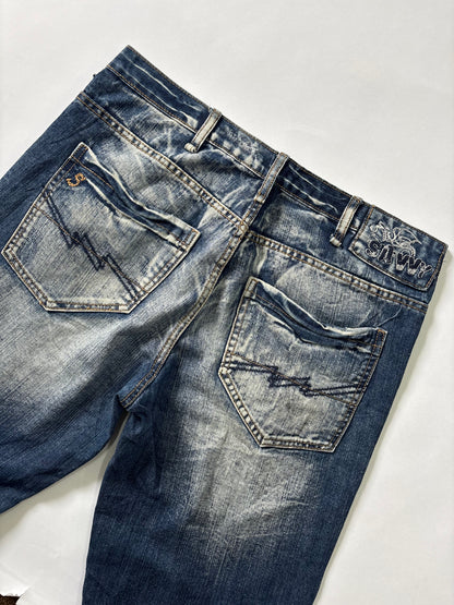 Vintage Whiskered Unisex Jort