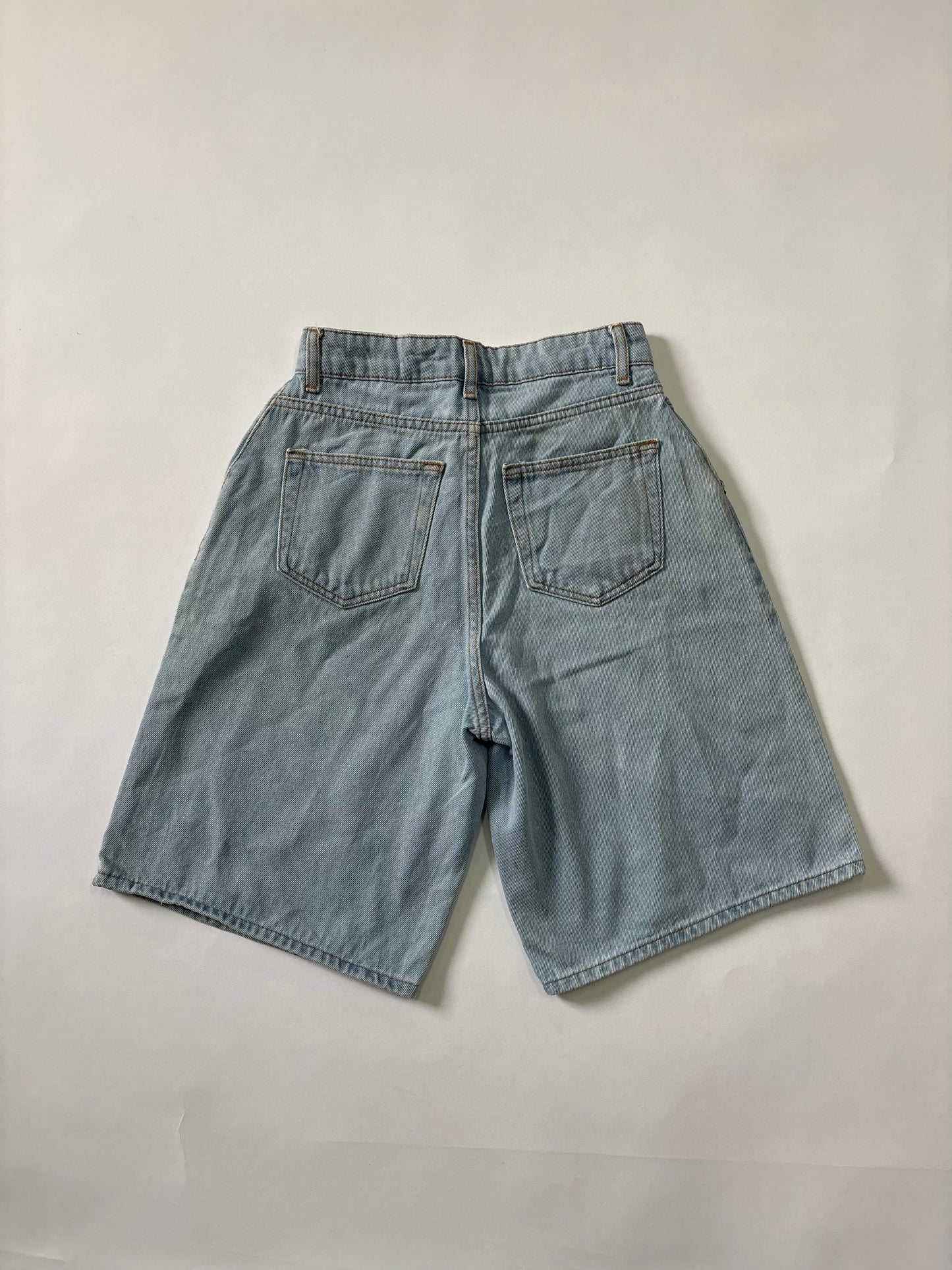 Light Wash Baggy Unisex Jort