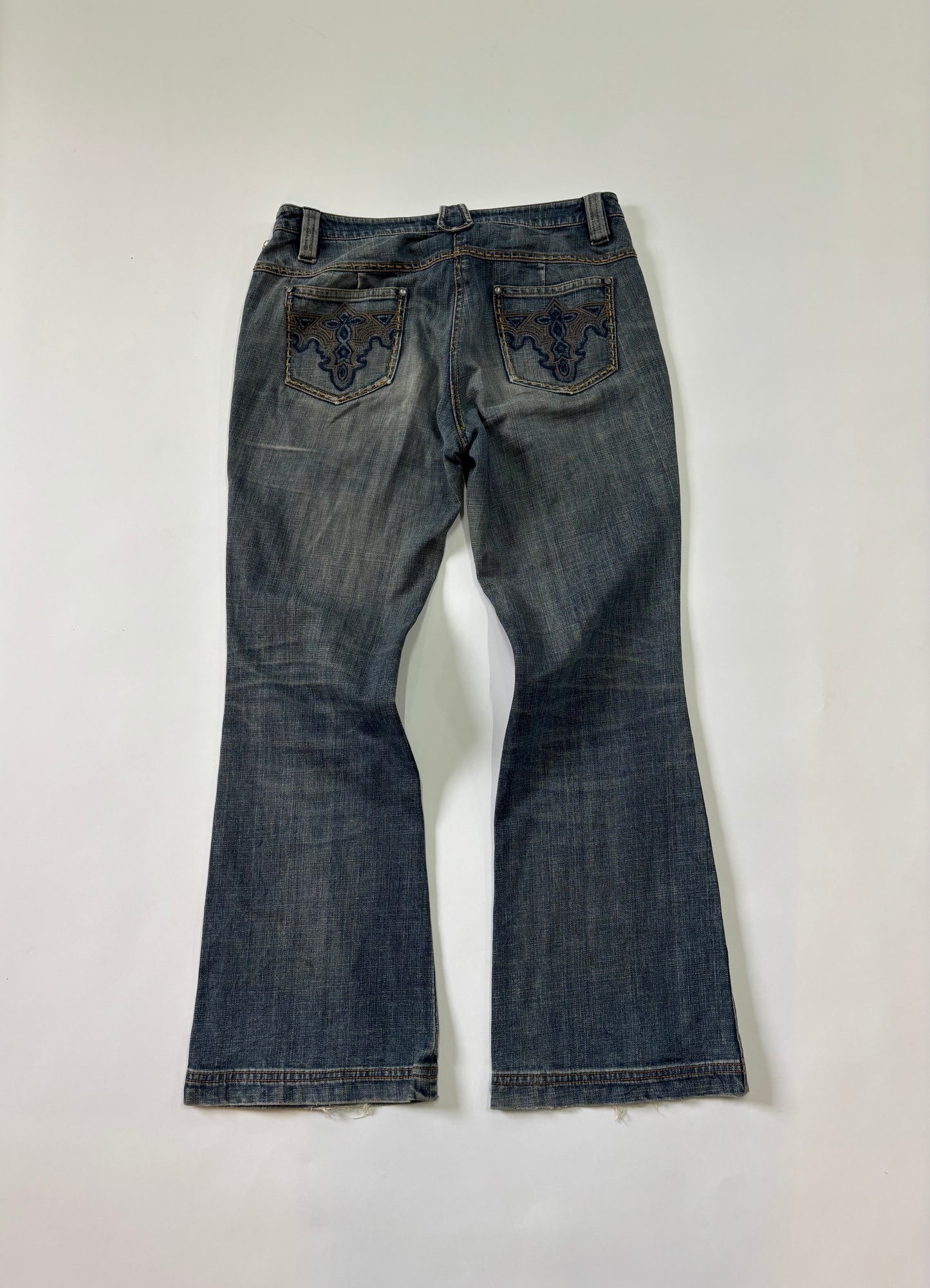 Vintage Wash Bootcut Unisex Jeans