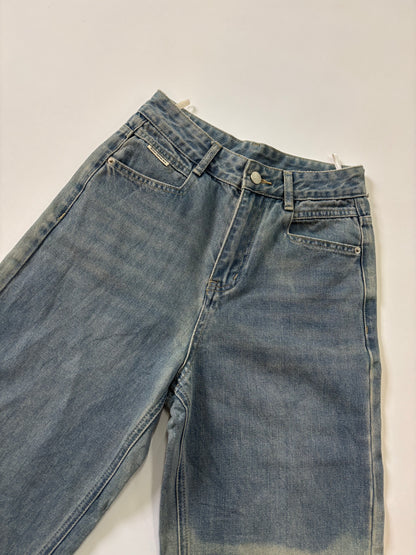 Light Wash Straight-Leg Women's Jeans