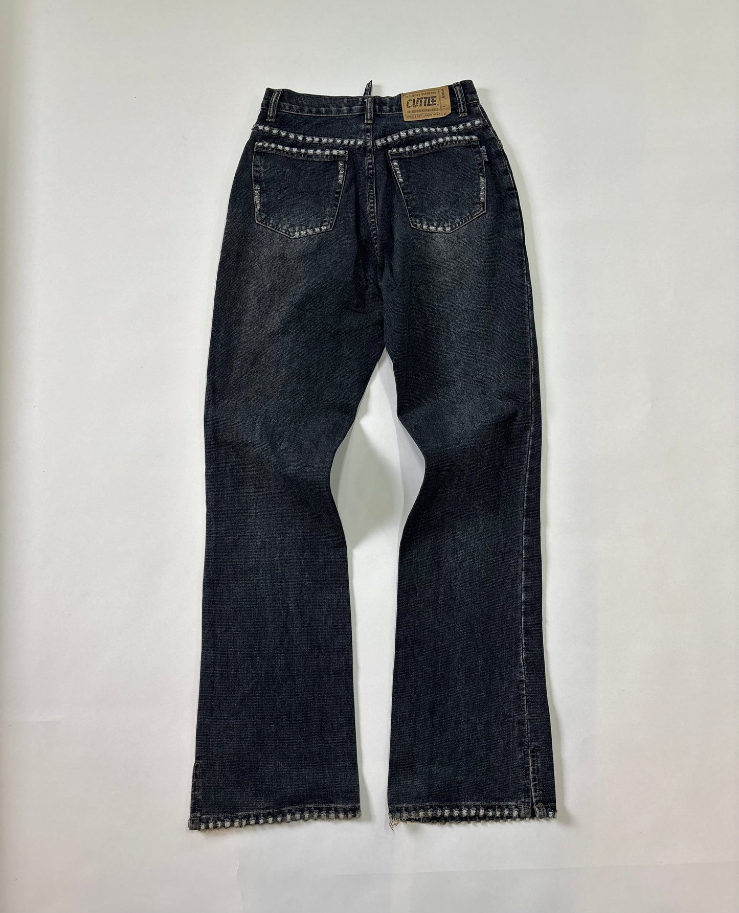 Vintage Wash Flared Women's Jeans