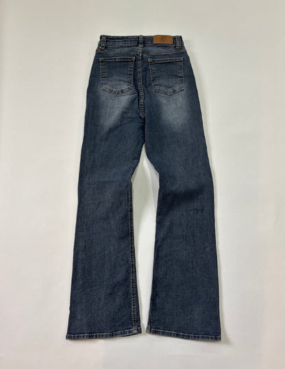 Vintage Wash Flared Women's Jeans
