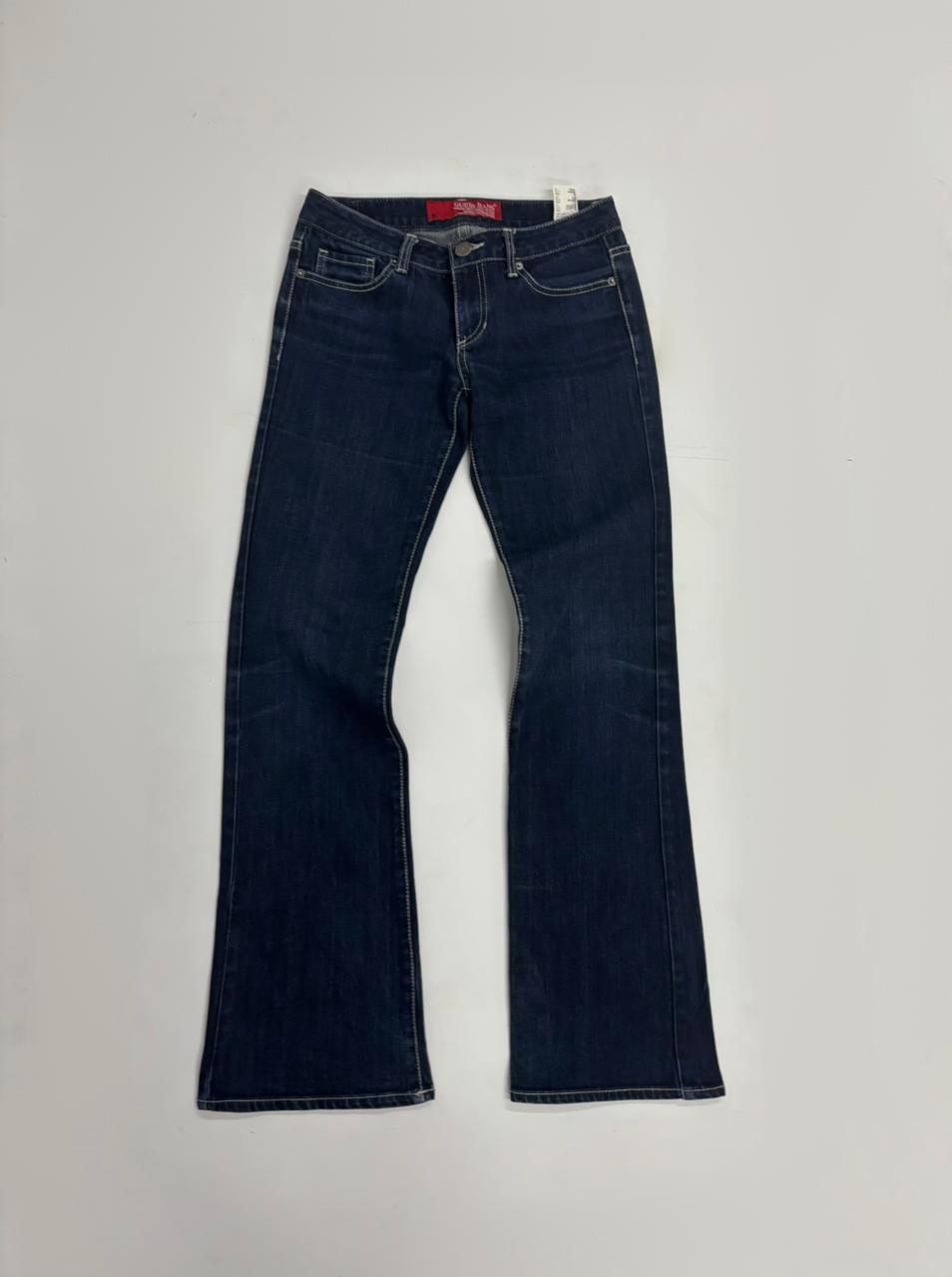 Dark Wash Flared Denim denim jeans