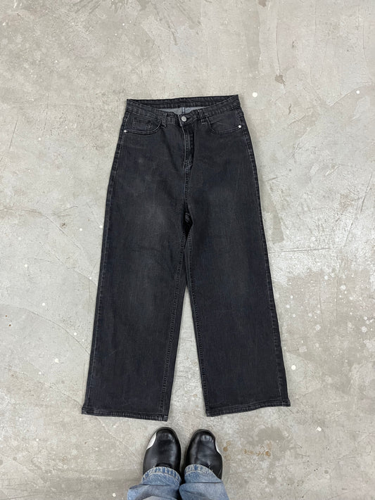 Vintage Washed Black Denim