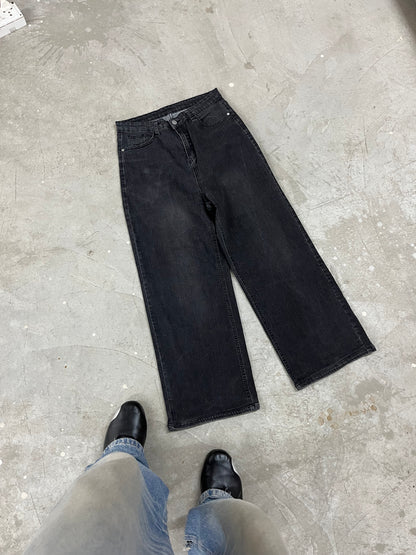 Vintage Washed Black Denim